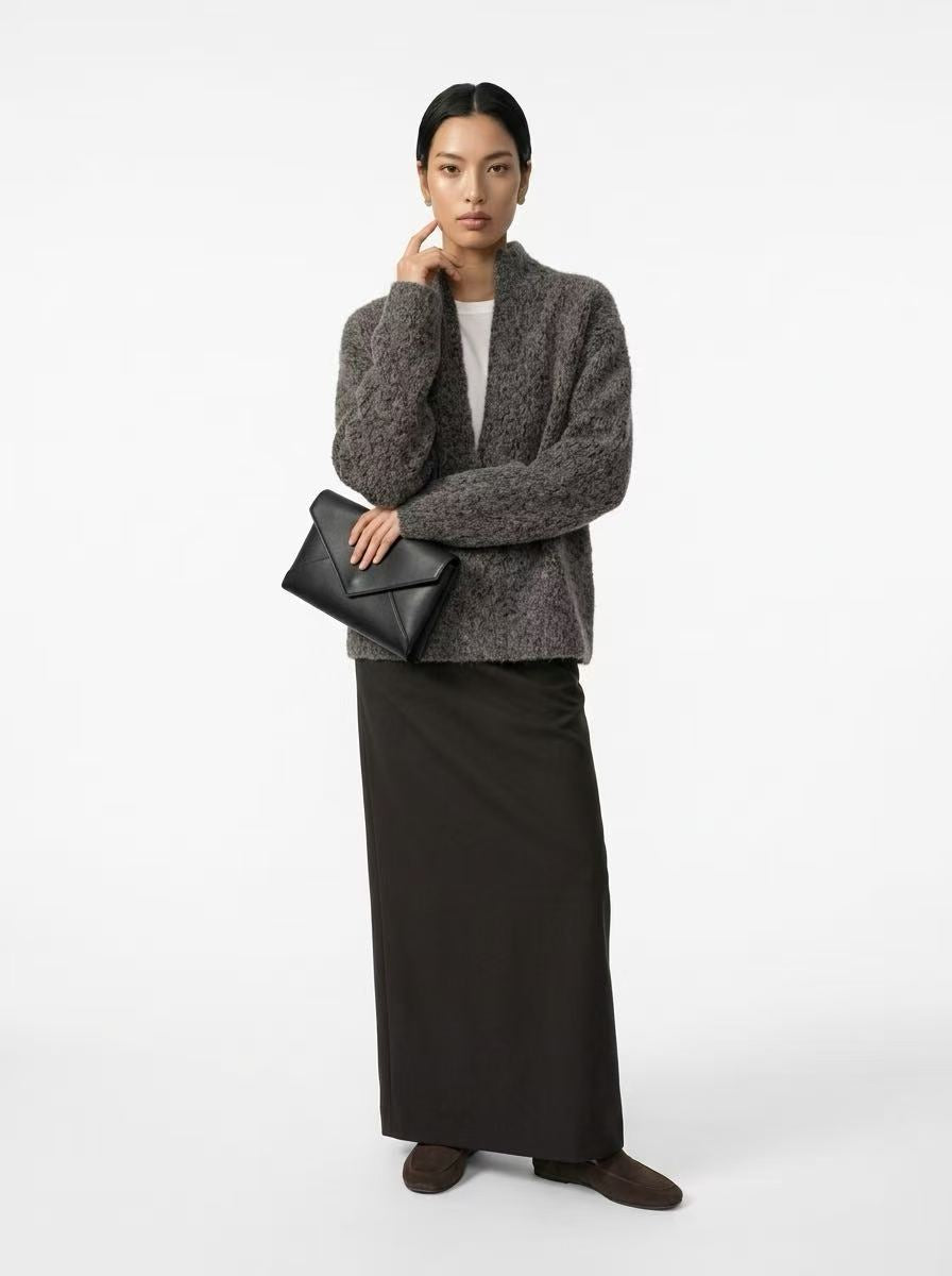 Textured Half-Zip Pullover Sweater