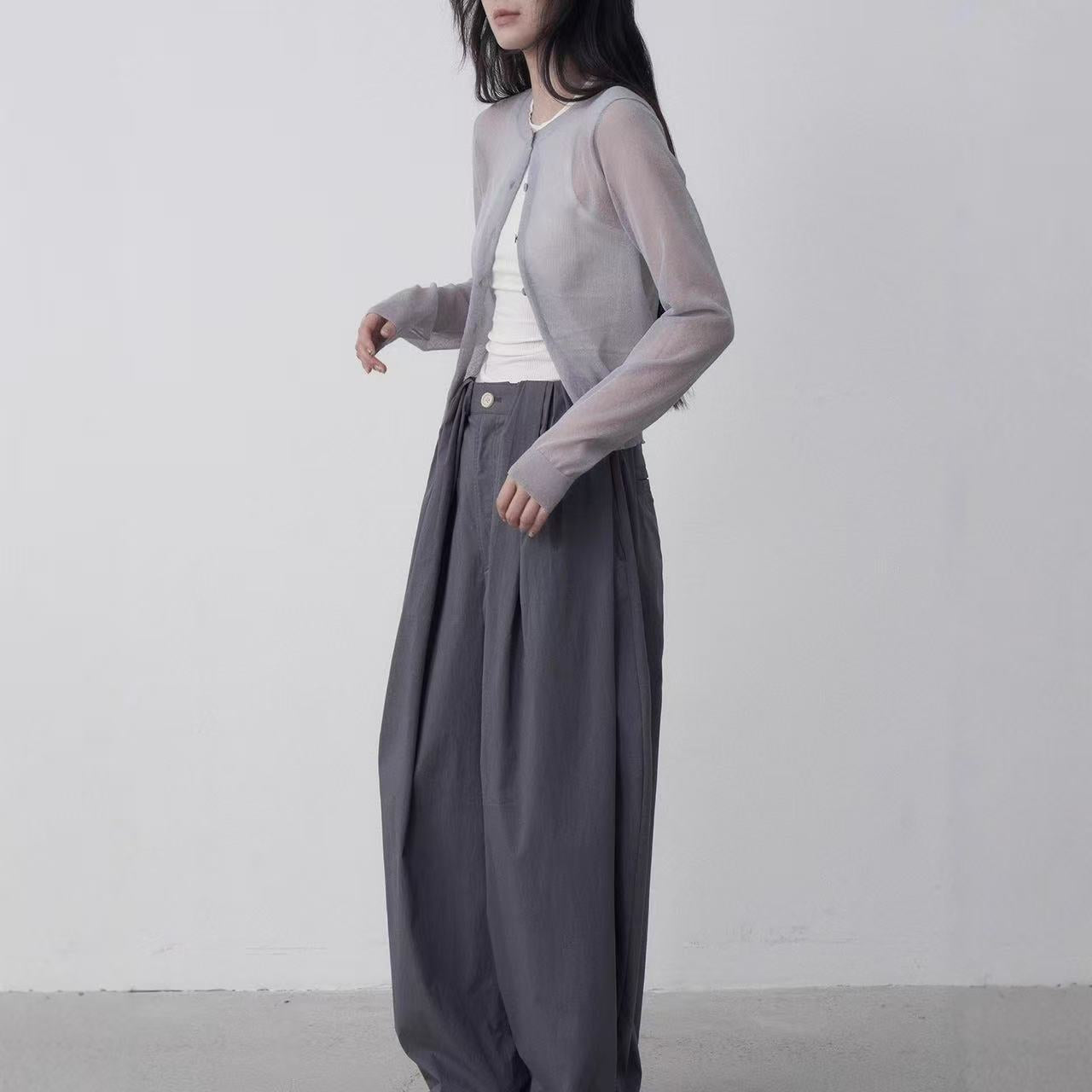Summer Airy Sheer Cardigan – Lightweight Cooling Layer