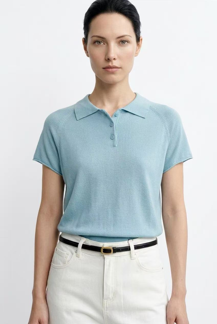 Short-sleeve polo shirt