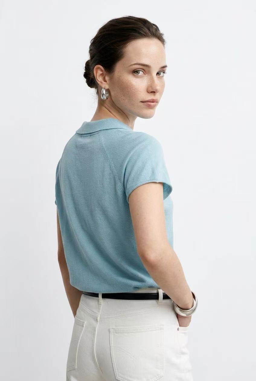 Short-sleeve polo shirt