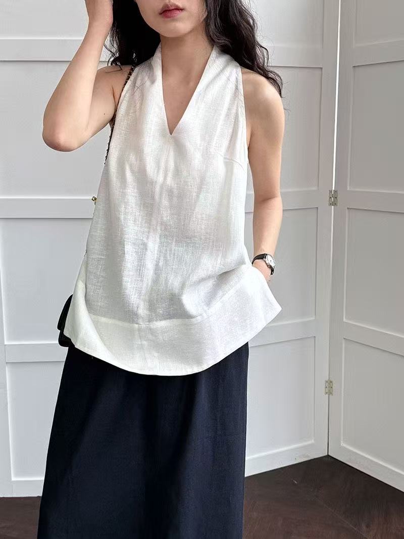 Minimalist Linen Top