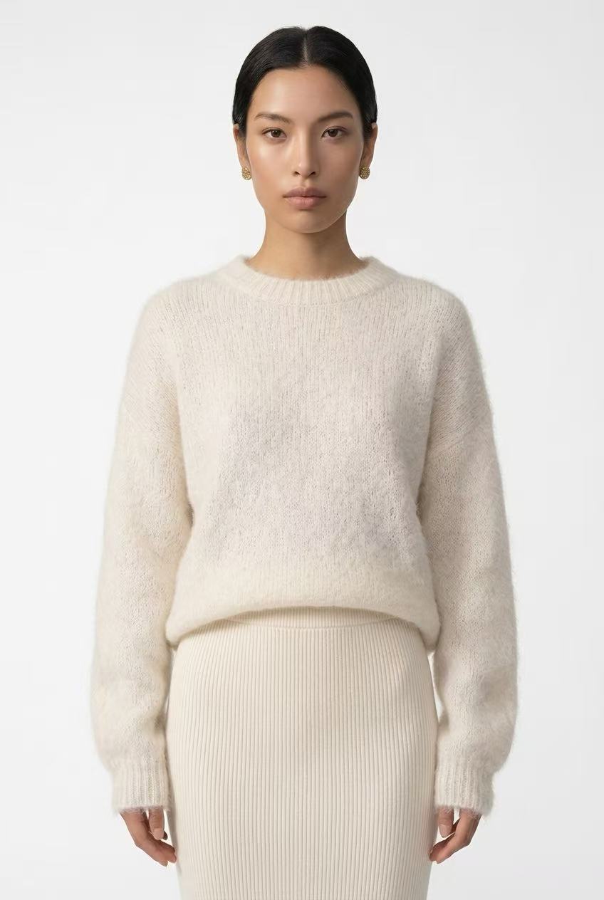 Cashmere-Blend Oversized Sweater