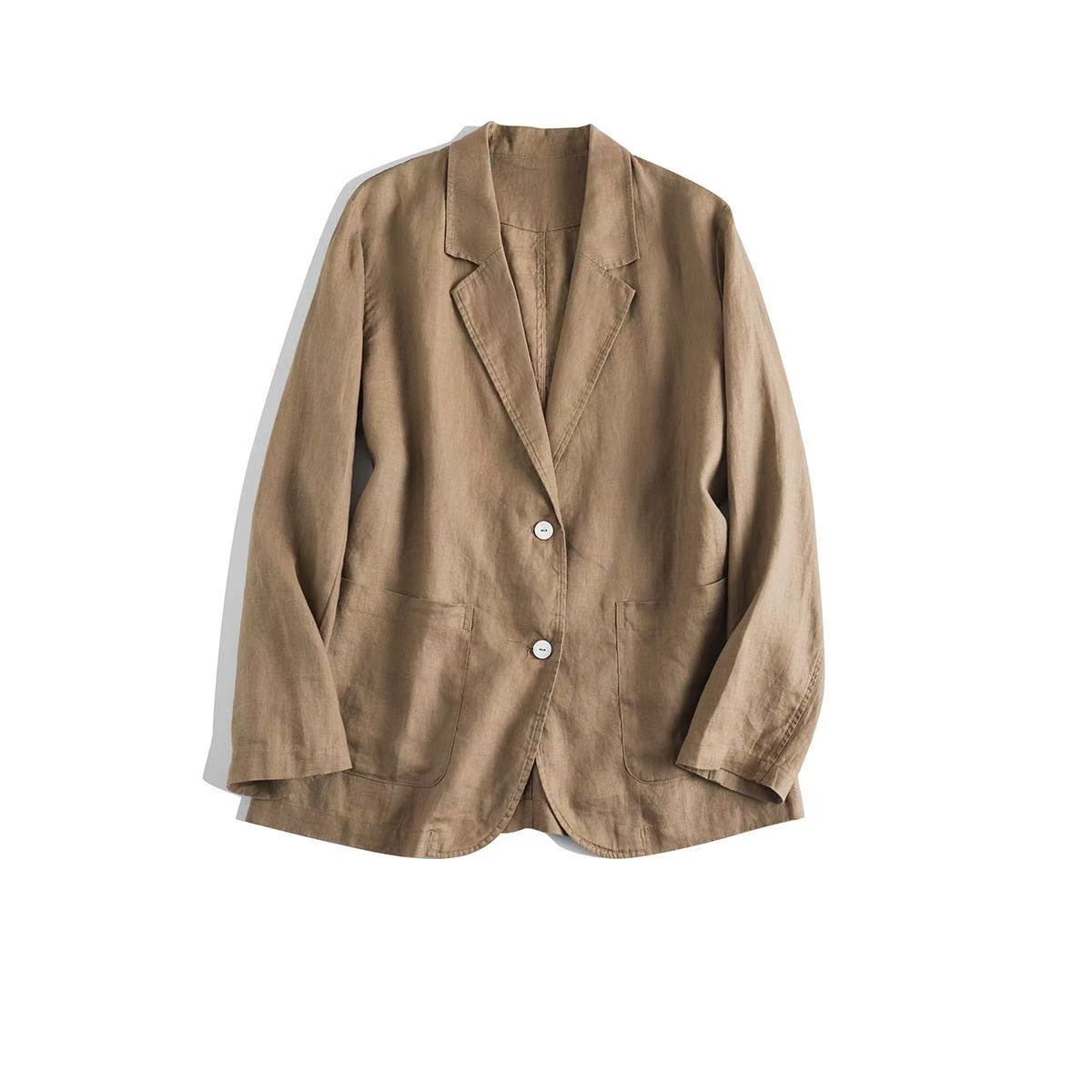 Effortless Linen Blazer – Timeless, Breathable & Chic