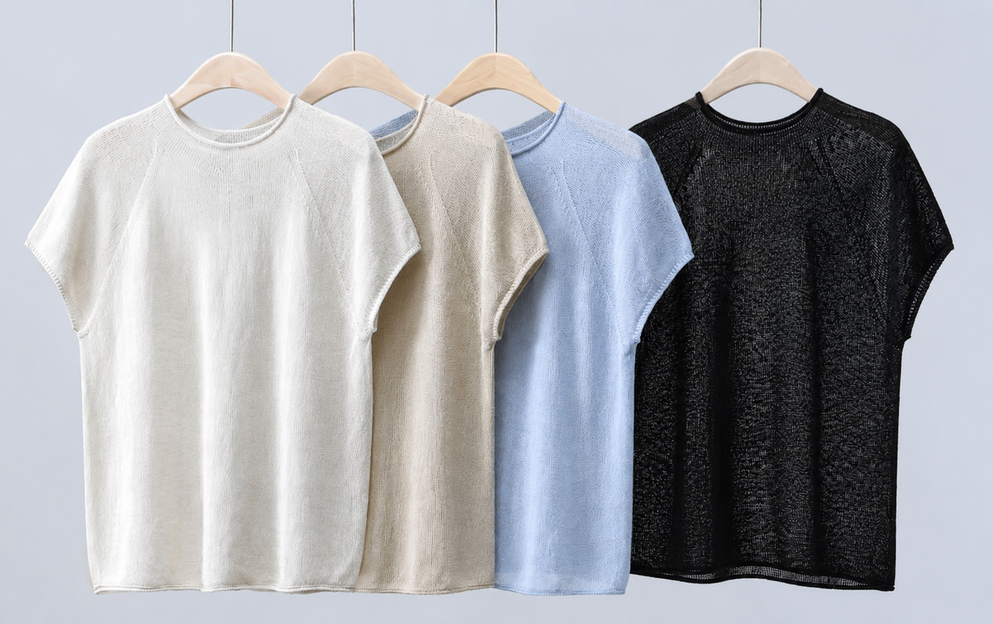 A soft-touch lightweight knit