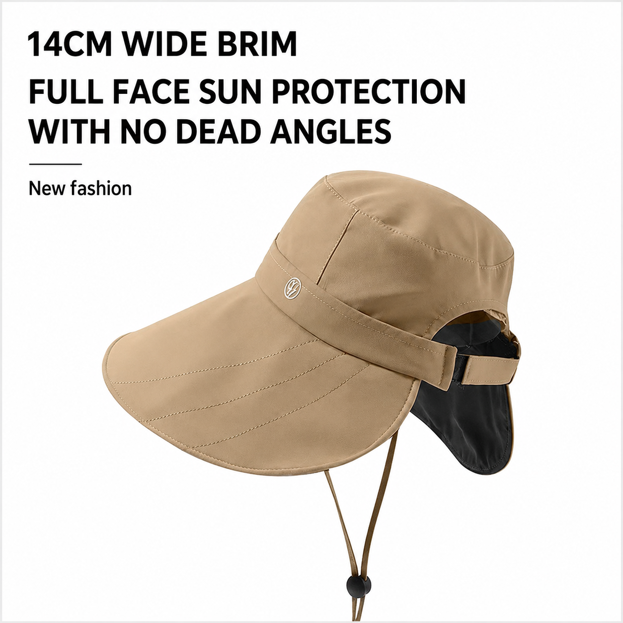UPF50+ Wide-Brim Sun Protection Hat