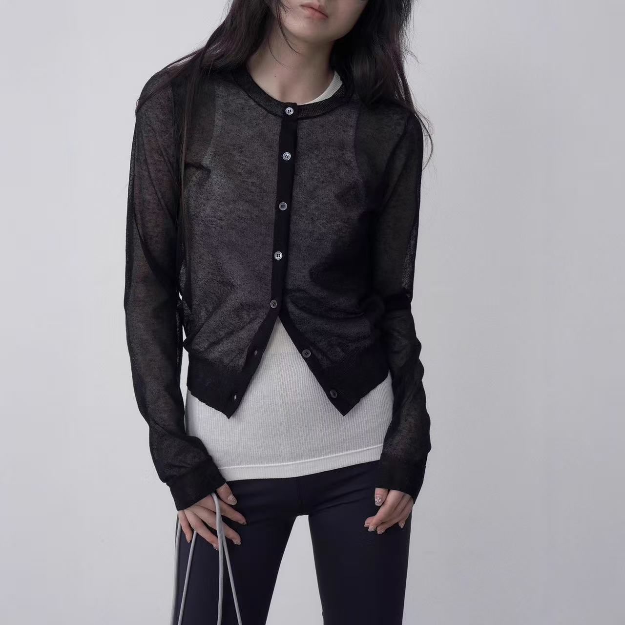 Summer Airy Sheer Cardigan – Lightweight Cooling Layer