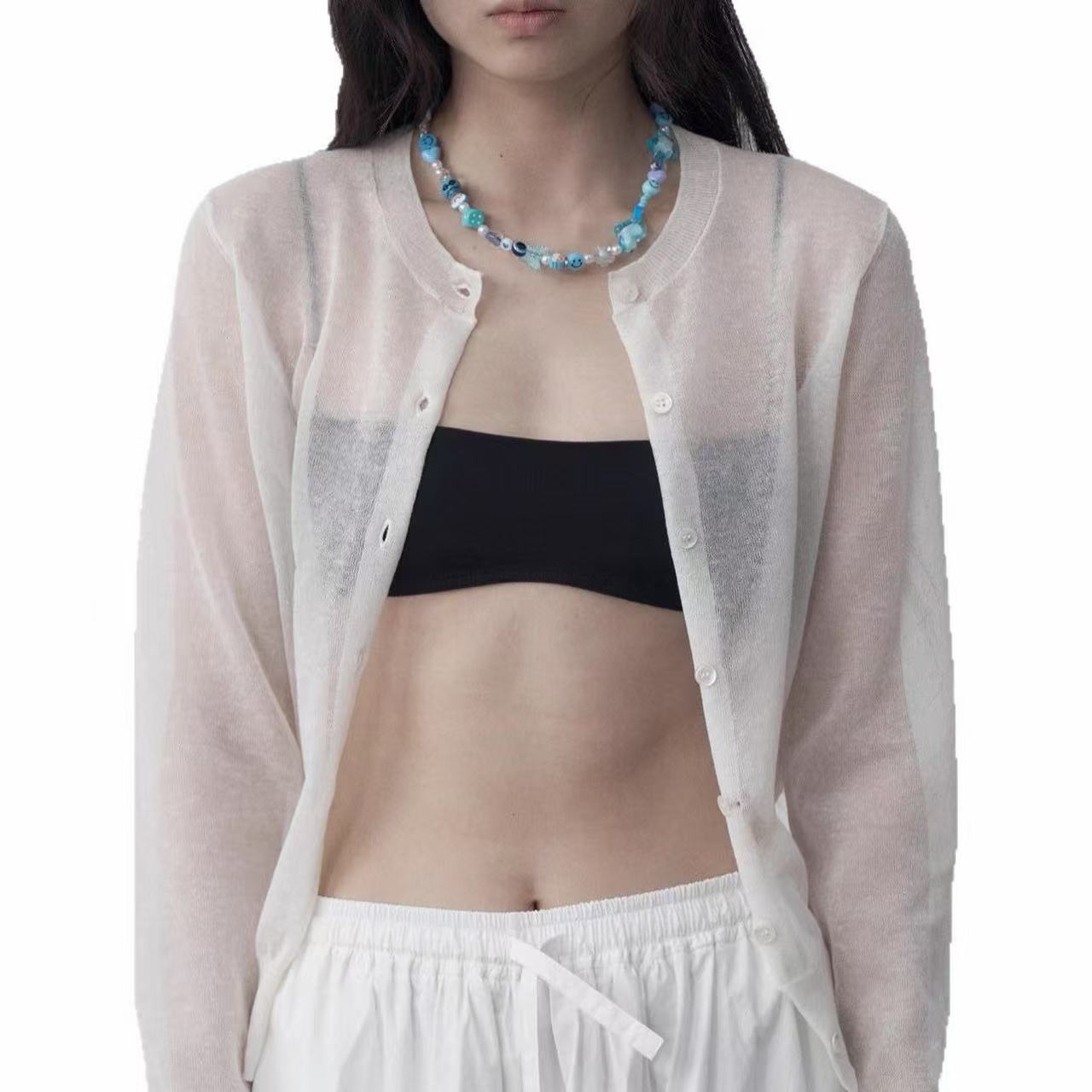 Summer Airy Sheer Cardigan – Lightweight Cooling Layer