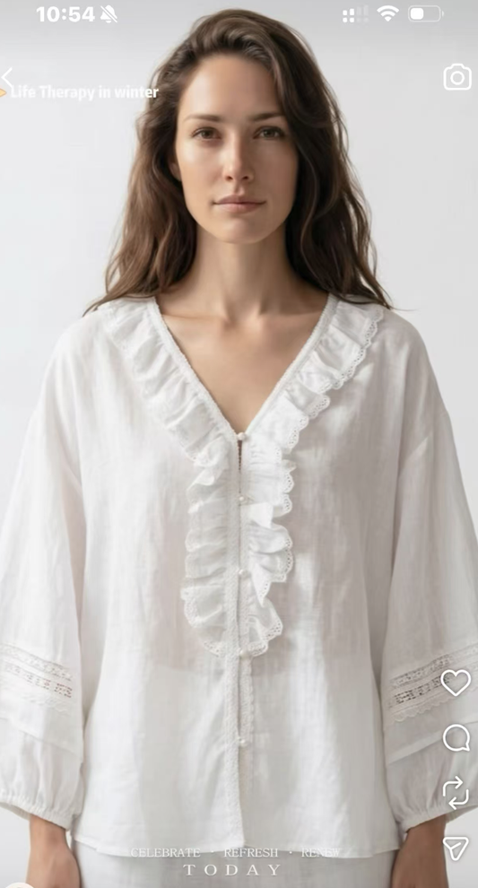 Breathable soft cotton cardigan